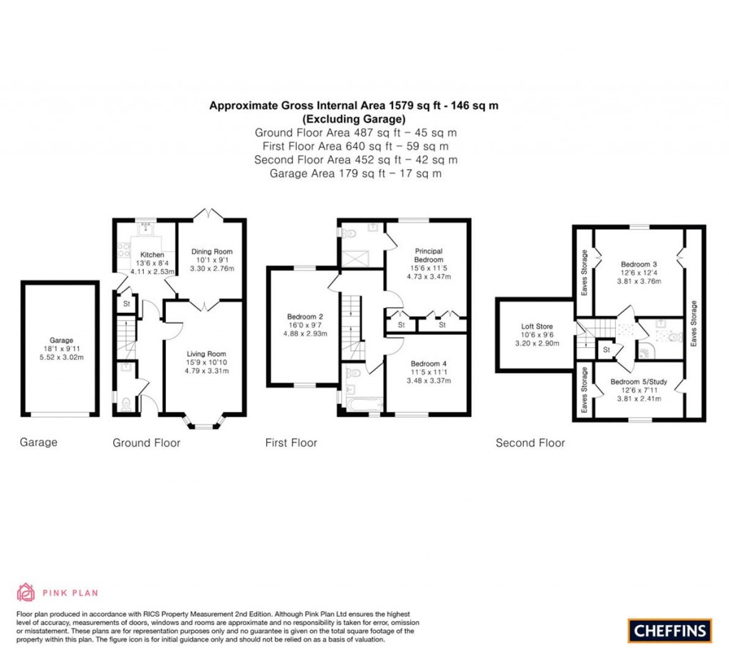 Floorplans For Masons Close, Haverhill
