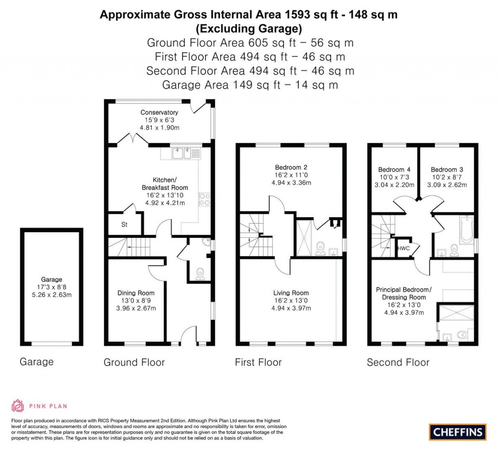 Floorplans For Howard Close, Haverhill