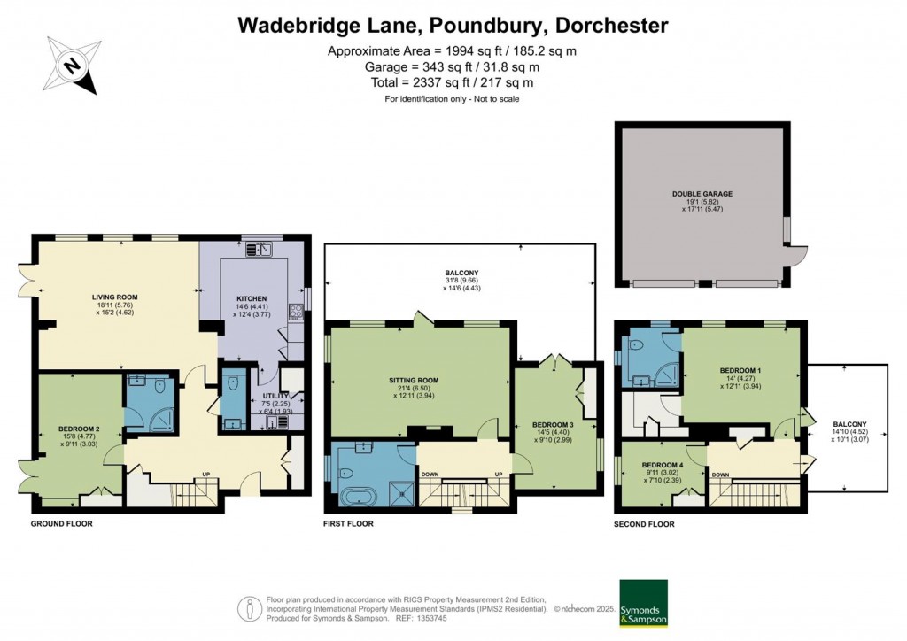 Floorplans For Wadebridge Lane, Poundbury, Dorchester