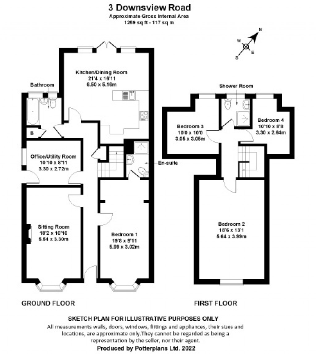 Floorplans For Bembridge, Isle Of Wight