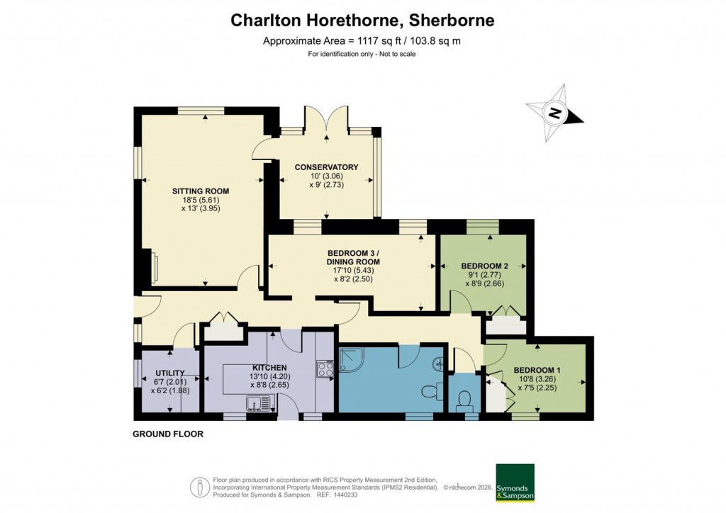 Floorplans For Charlton Horethorne, Sherborne, Somerset