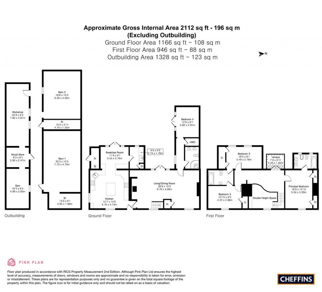 Floorplans For High Street, Haddenham, Ely