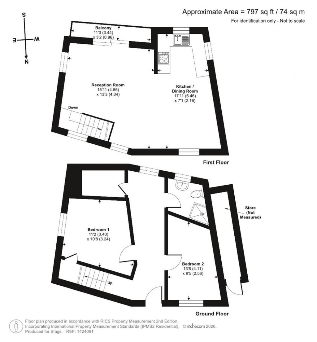 Floorplans For East Quay, Mevagissey, St. Austell