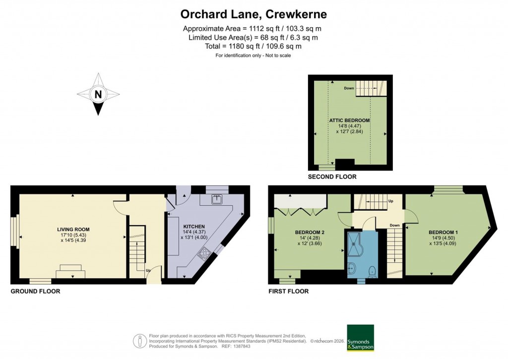 Floorplans For Orchard Lane, Crewkerne