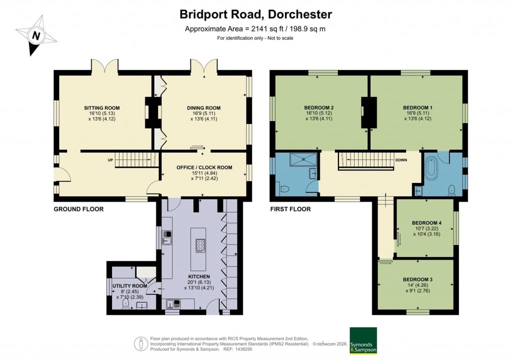 Floorplans For Bridport Road, Dorchester