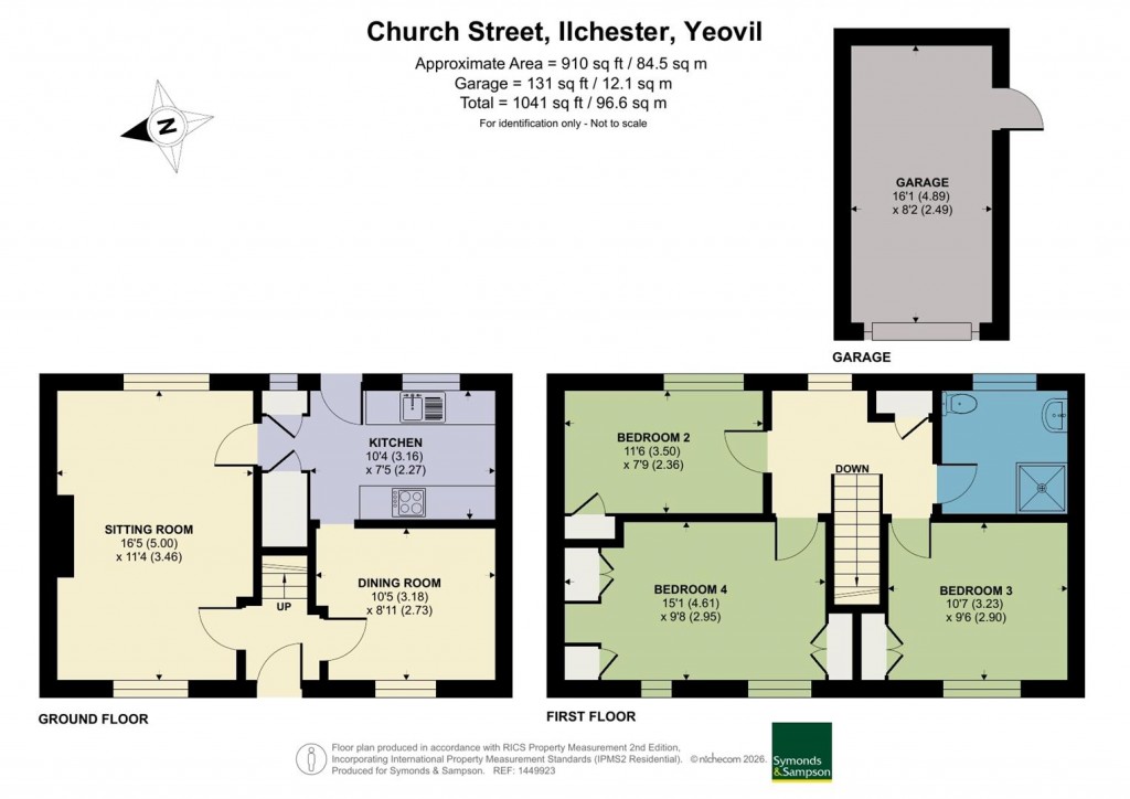 Floorplans For Church Street, Ilchester, Yeovil
