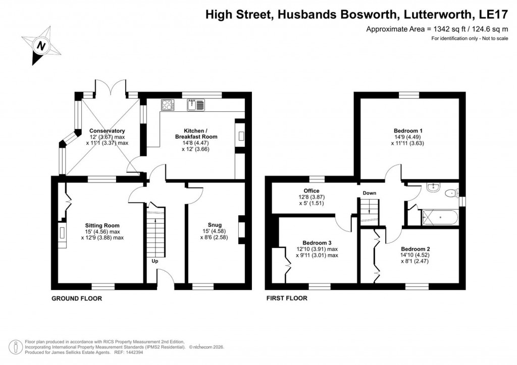 Floorplans For High Street, Husbands Bosworth, Lutterworth