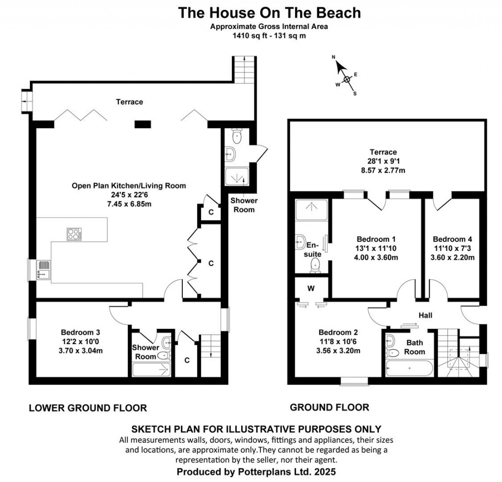 Floorplans For Wootton Bridge, Isle of Wight
