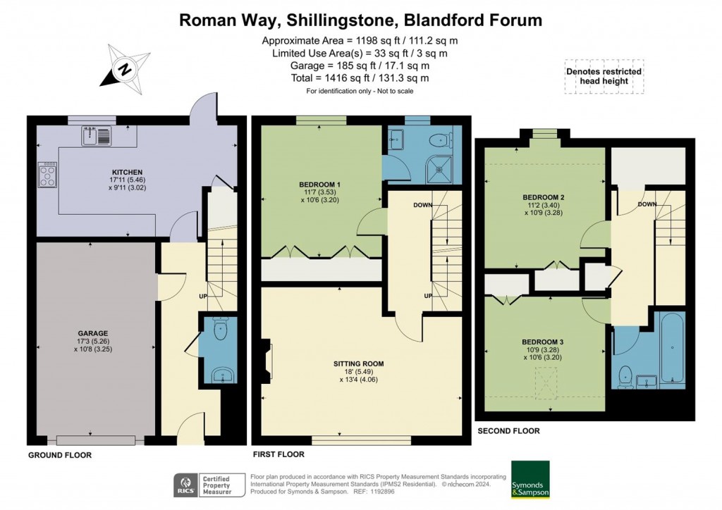 Floorplans For Roman Way, Shillingstone