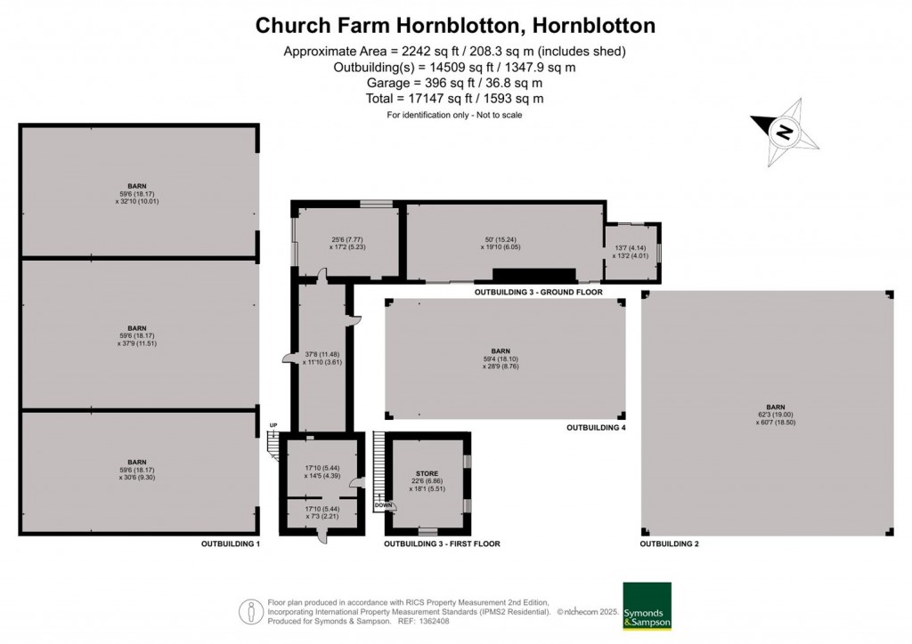 Floorplans For Hornblotton, Glastonbury