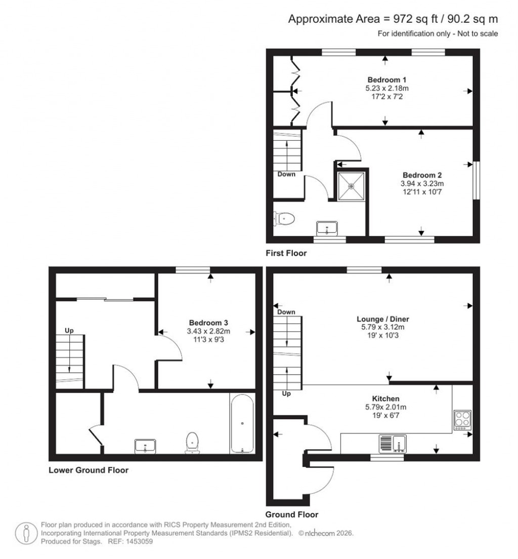Floorplans For Mortehoe, Woolacombe