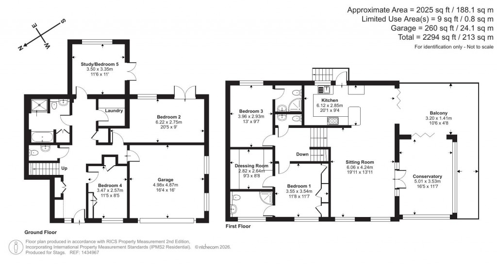 Floorplans For Ora Close, Croyde, Braunton
