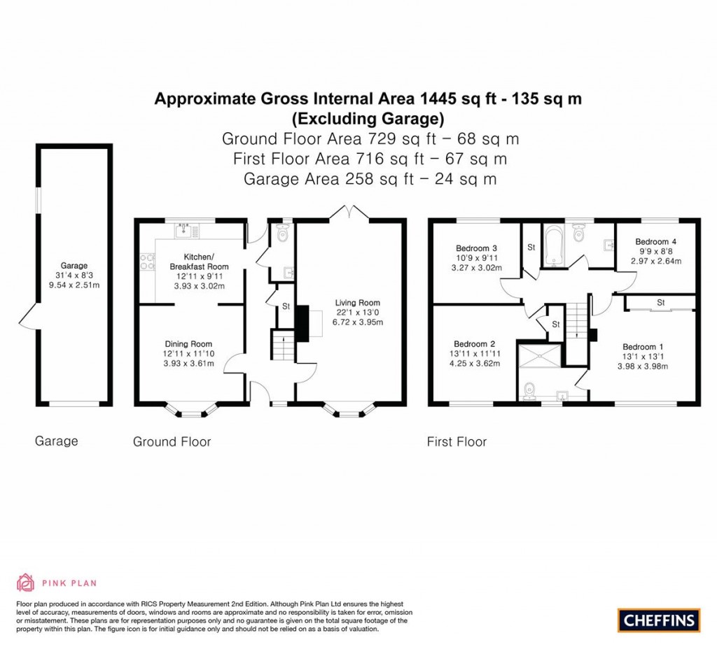 Floorplans For Falklands Road, Haverhill
