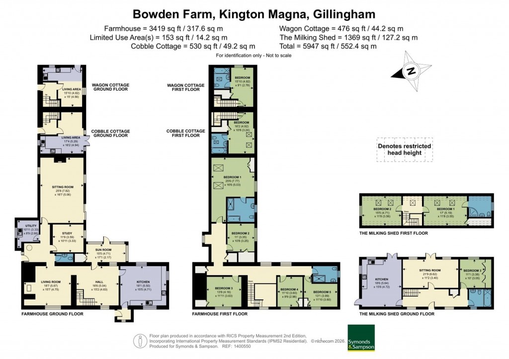 Floorplans For Kington Magna, Gillingham
