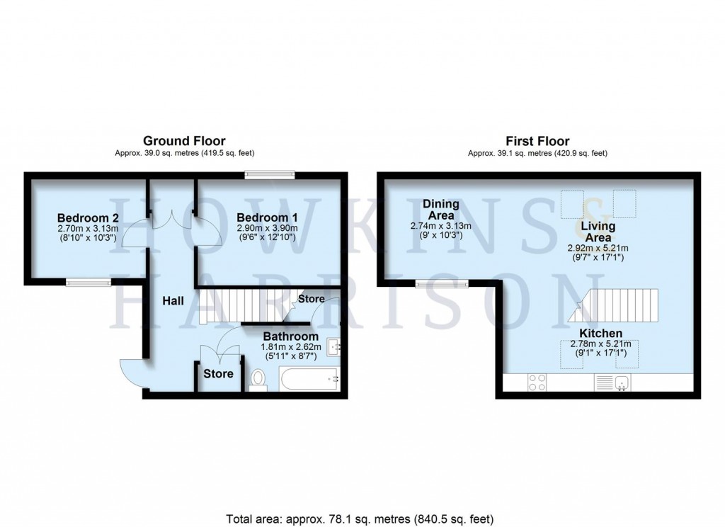 Floorplans For The Greaves, Minworth, B76