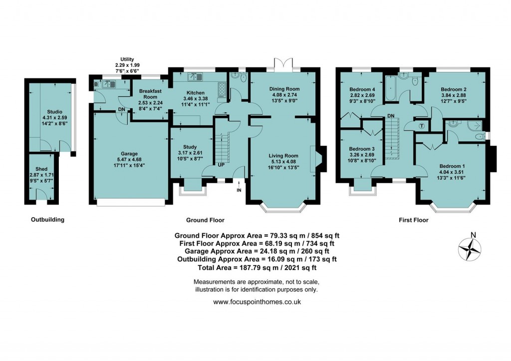 Floorplans For Waller Drive, Banbury - ideal for families and homeworkers