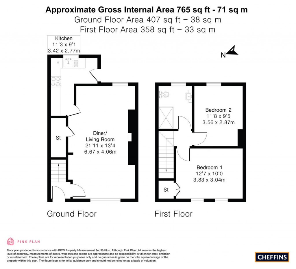 Floorplans For Hobart Road, Cambridge