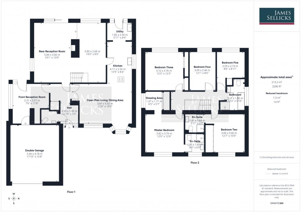 Floorplans For Laurel Drive, Countesthorpe, Leicestershire