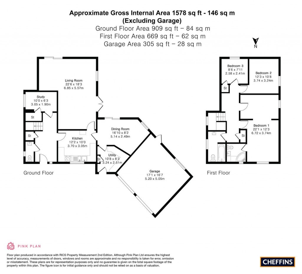 Floorplans For Greystoke Road, Cambridge