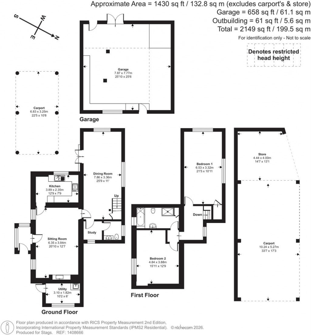 Floorplans For Loxhore, Barnstaple