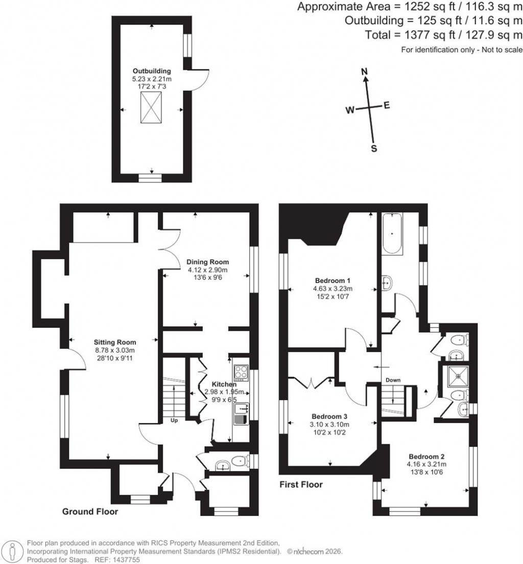 Floorplans For Hillhead, Colyton