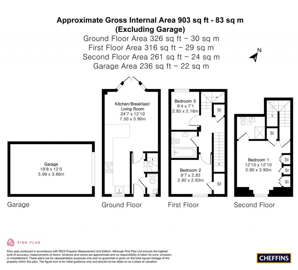 Floorplans For Fishers Bank, Littleport, Ely