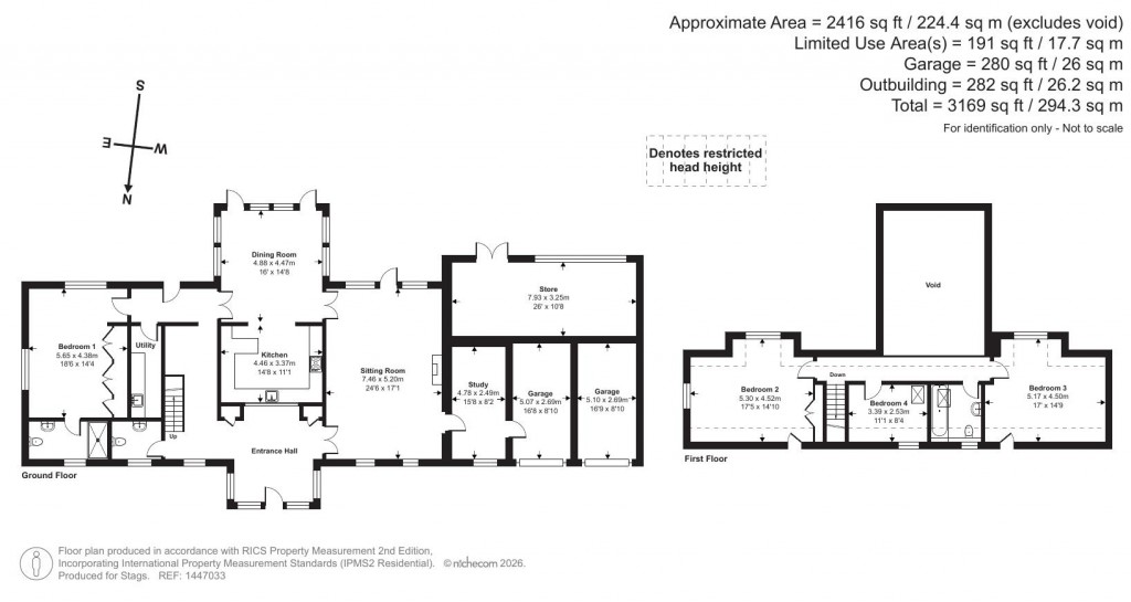 Floorplans For Lower Street, Merriott