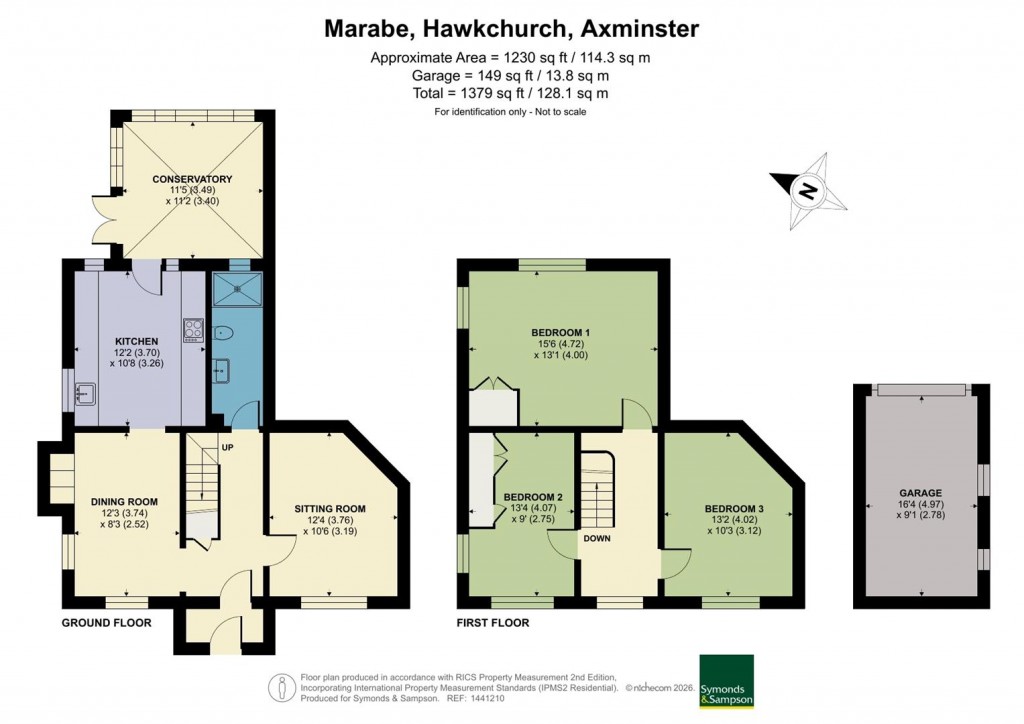 Floorplans For Hawkchurch, Axminster