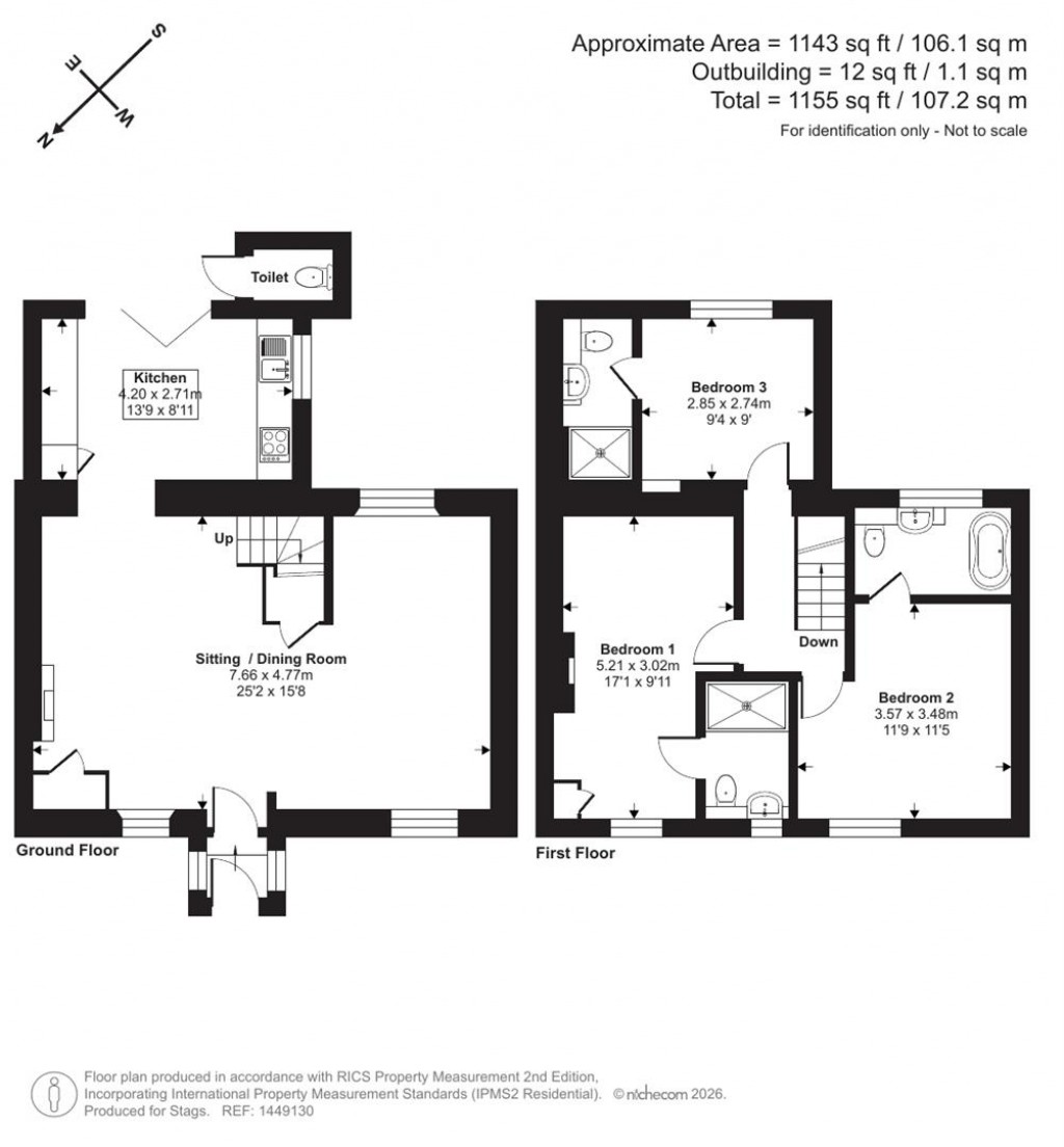 Floorplans For Bolham, Tiverton