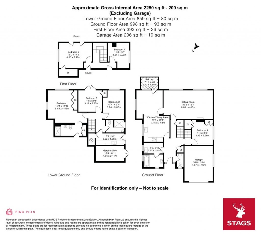 Floorplans For Listowel Drive, Looe