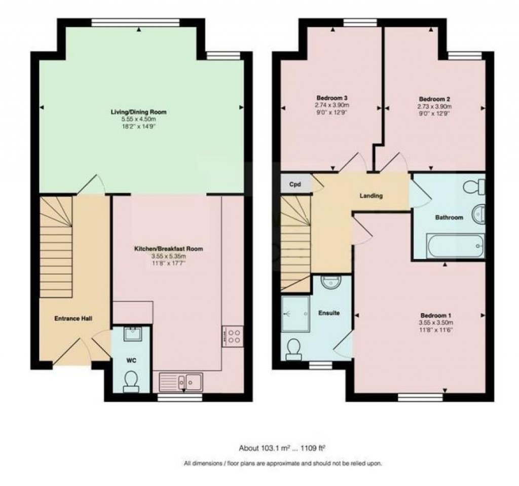 Floorplans For Crockfords Road, Newmarket