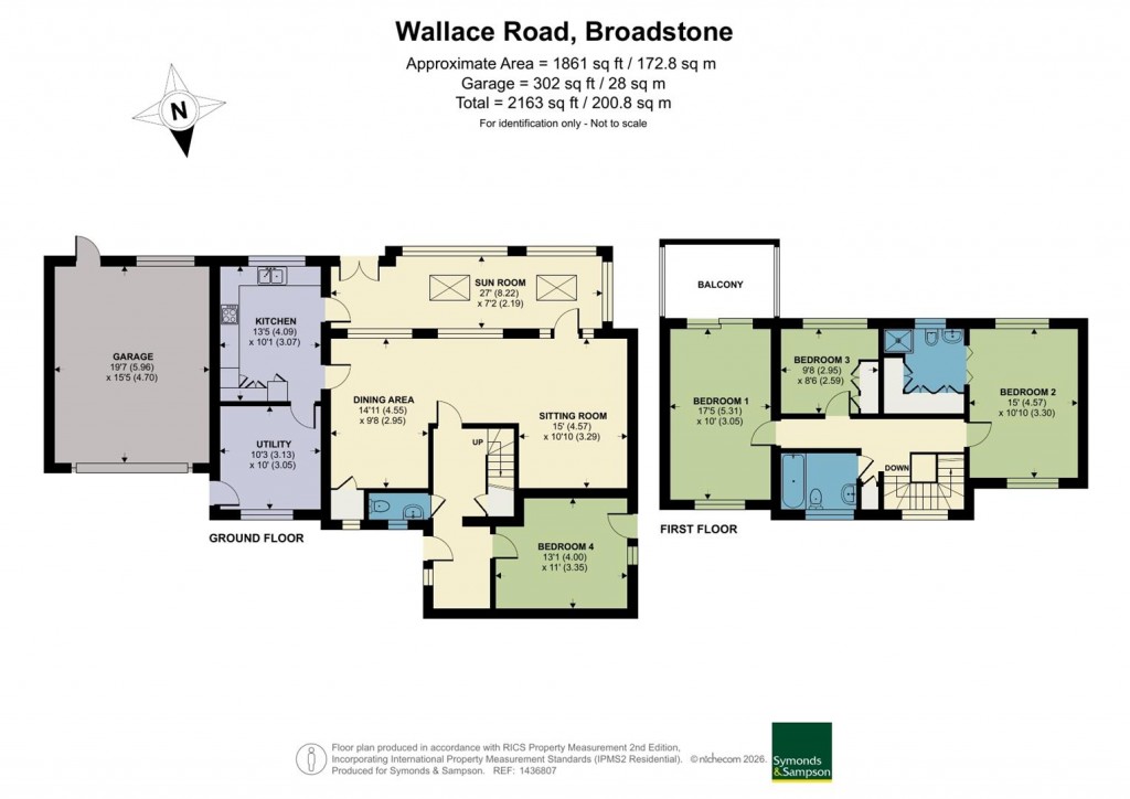 Floorplans For Wallace Road, Broadstone