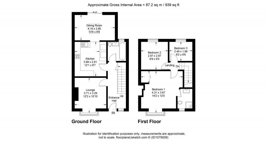 Floorplans For Herbert Road, Exeter