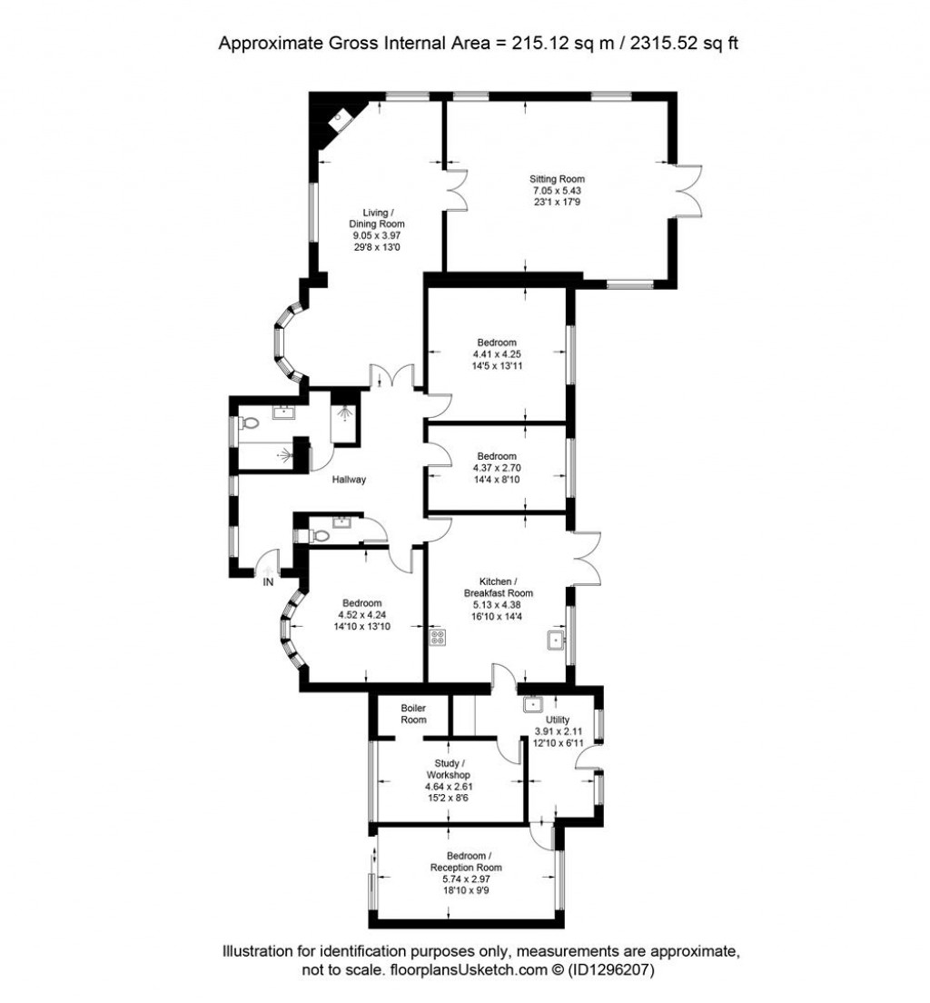 Floorplans For Travellers Rest, Illogan, Redruth