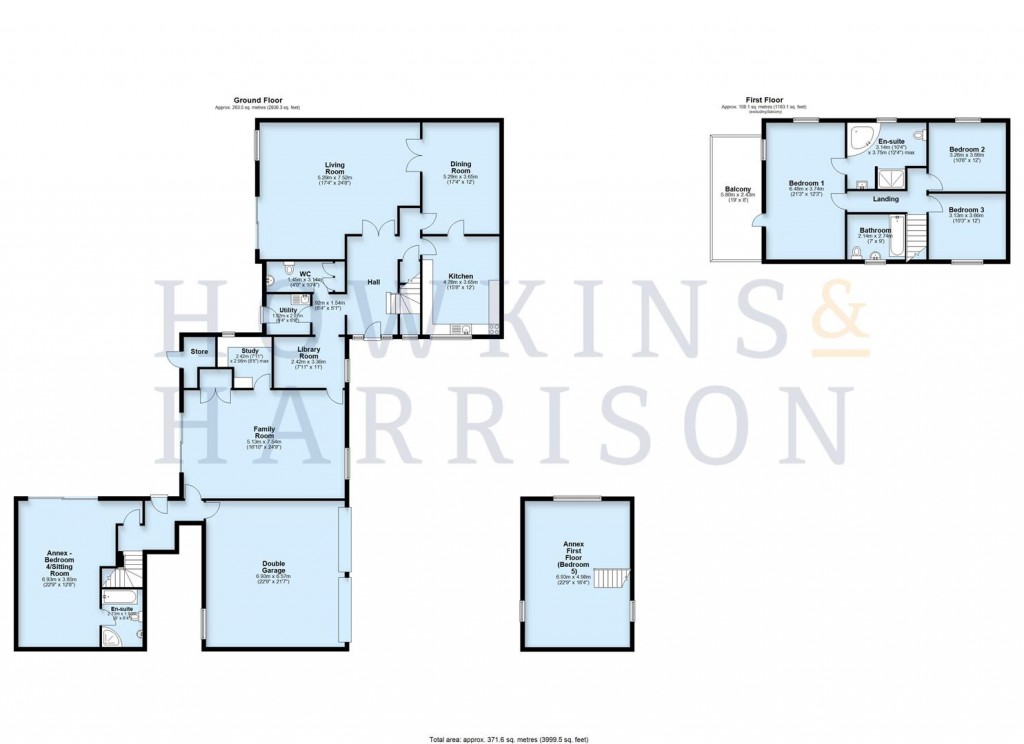 Floorplans For Park Lane, Sutton Bonington, LE12