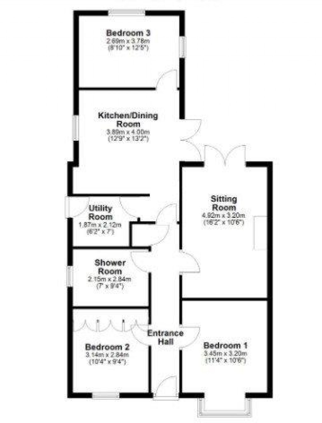 Floorplans For Rectory Road, Kedington, Haverhill