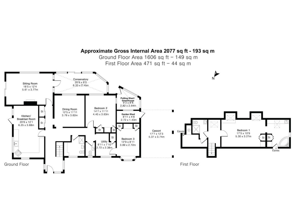 Floorplans For Chagford, Newton Abbot