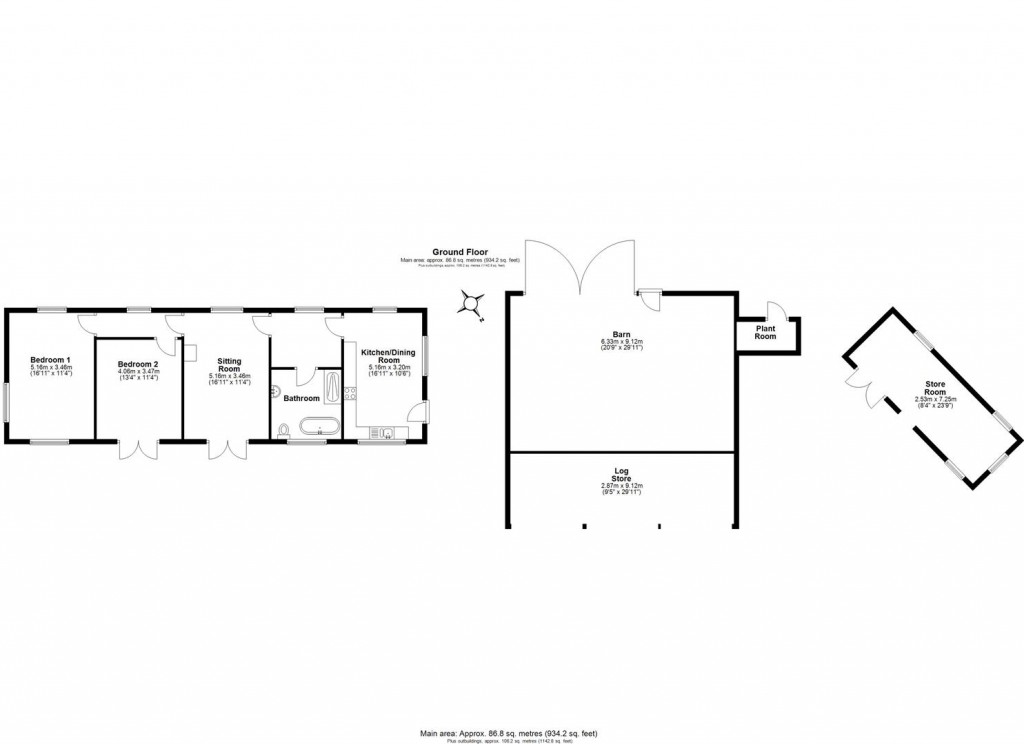 Floorplans For Maddacombe Road, Kingskerswell, Newton Abbot