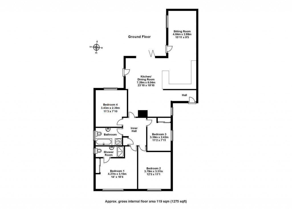 Floorplans For Walden Road, Sewards End, Saffron Walden