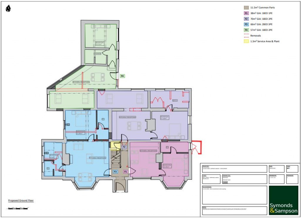 Floorplans For High Street, Sixpenny Handley, Salisbury