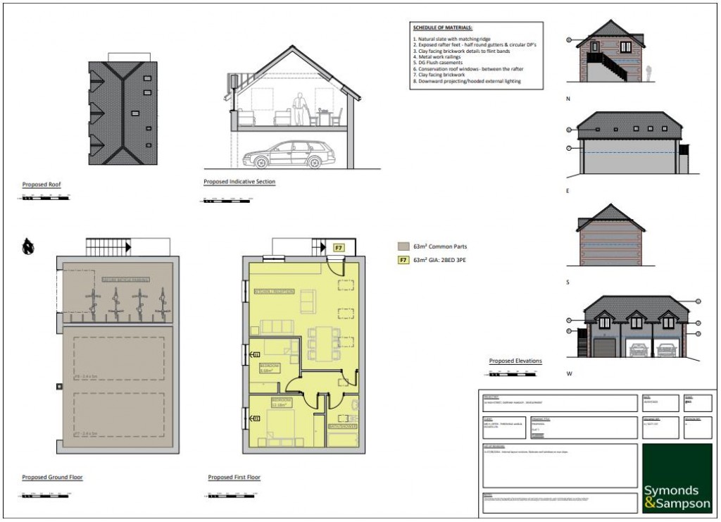 Floorplans For High Street, Sixpenny Handley, Salisbury