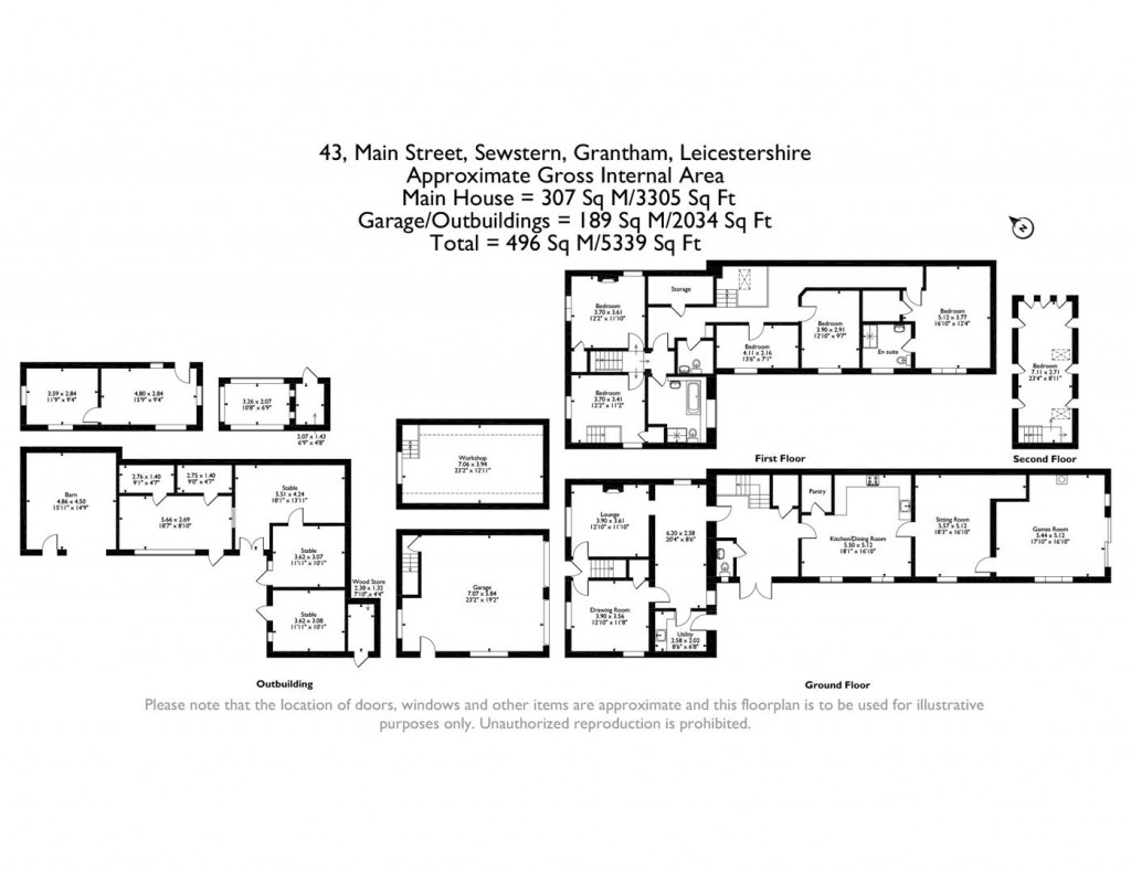 Floorplans For Main Street, Sewstern, Grantham
