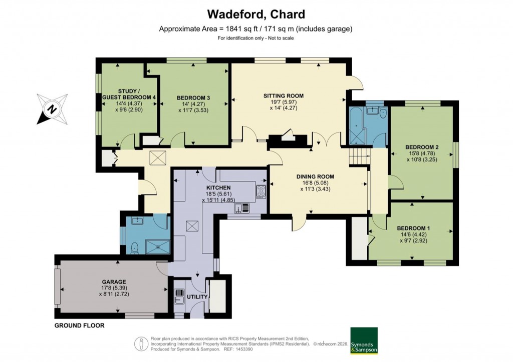Floorplans For Clayhanger Lane, Wadeford, Chard