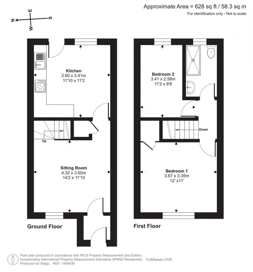 Floorplans For Happy Island Way, Bridport