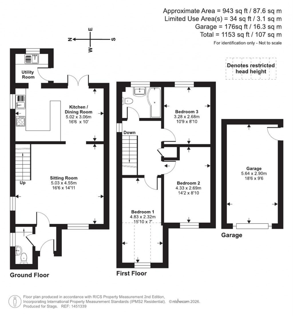 Floorplans For Landscove, Ashburton, Newton Abbot