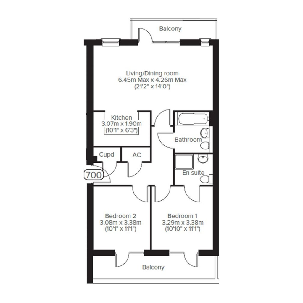 Floorplans For Encombe Street, Plymstock, Plymouth