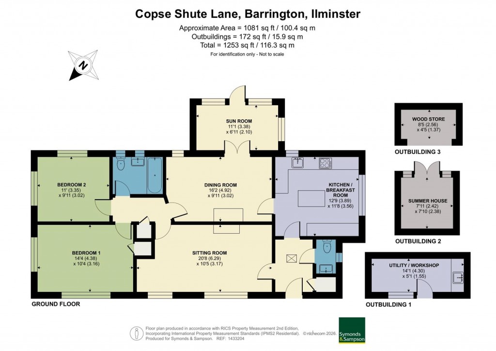 Floorplans For Barrington, Ilminster