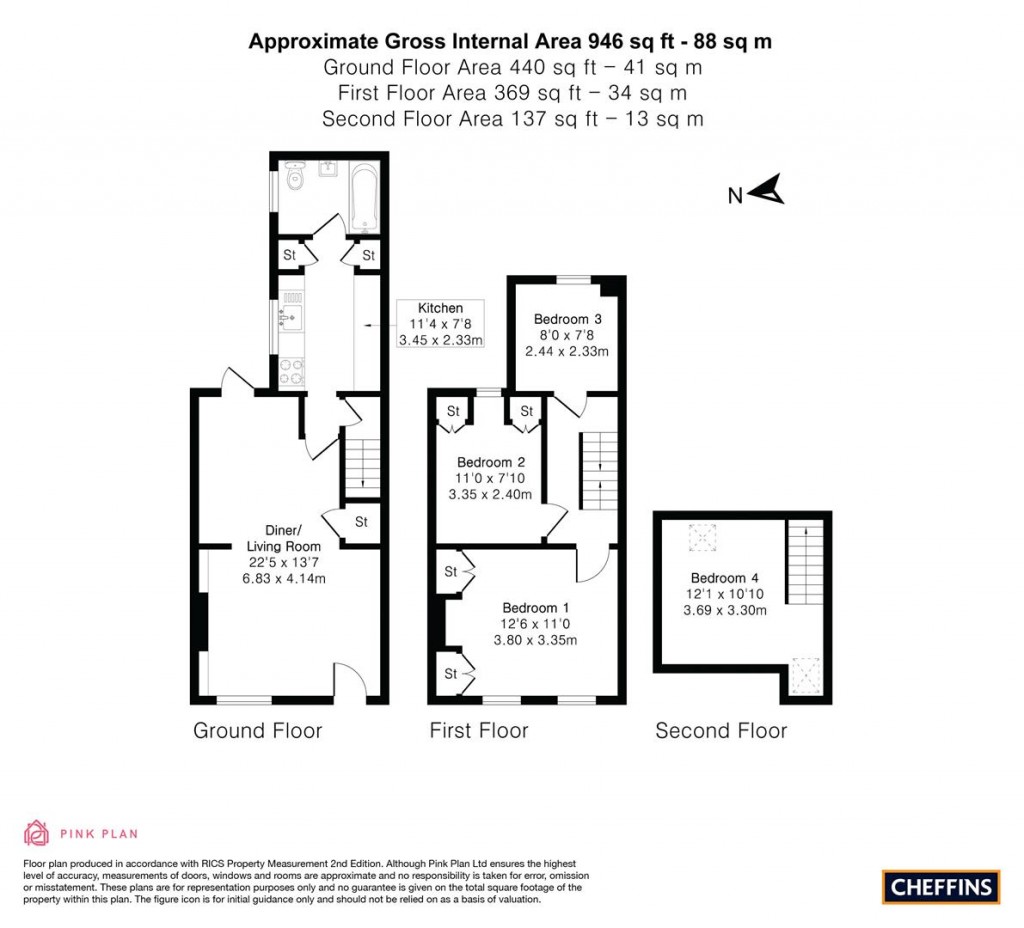 Floorplans For Mill Lane, Fordham