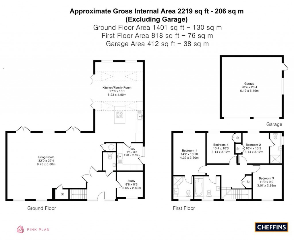 Floorplans For High Street, Chippenham