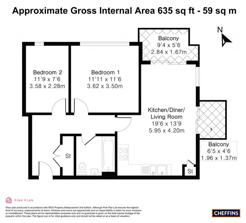 Floorplans For Great Northern Road, Cambridge